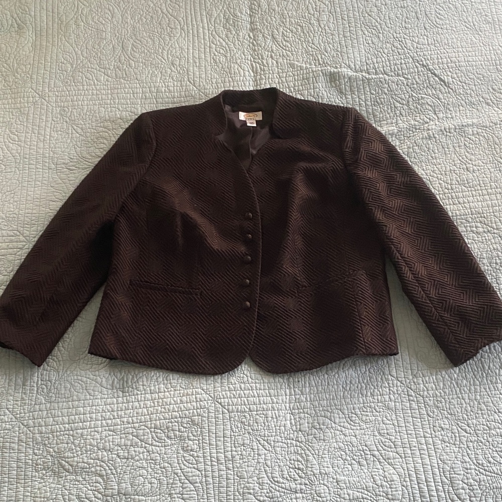 Talbots Chocolate Brown Women's Blazer